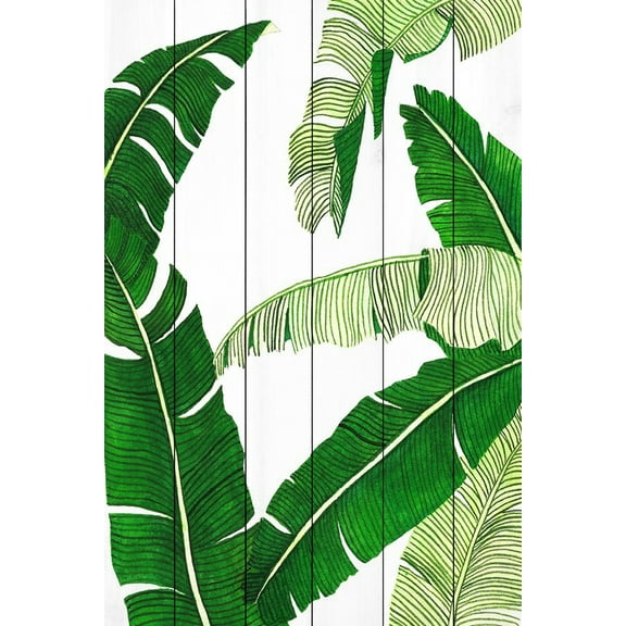 Marmont Hill Mh-Dntel-65-Ww-45 45" X 30" "Banana 2" Giclée Art Print On Wood By Dantell