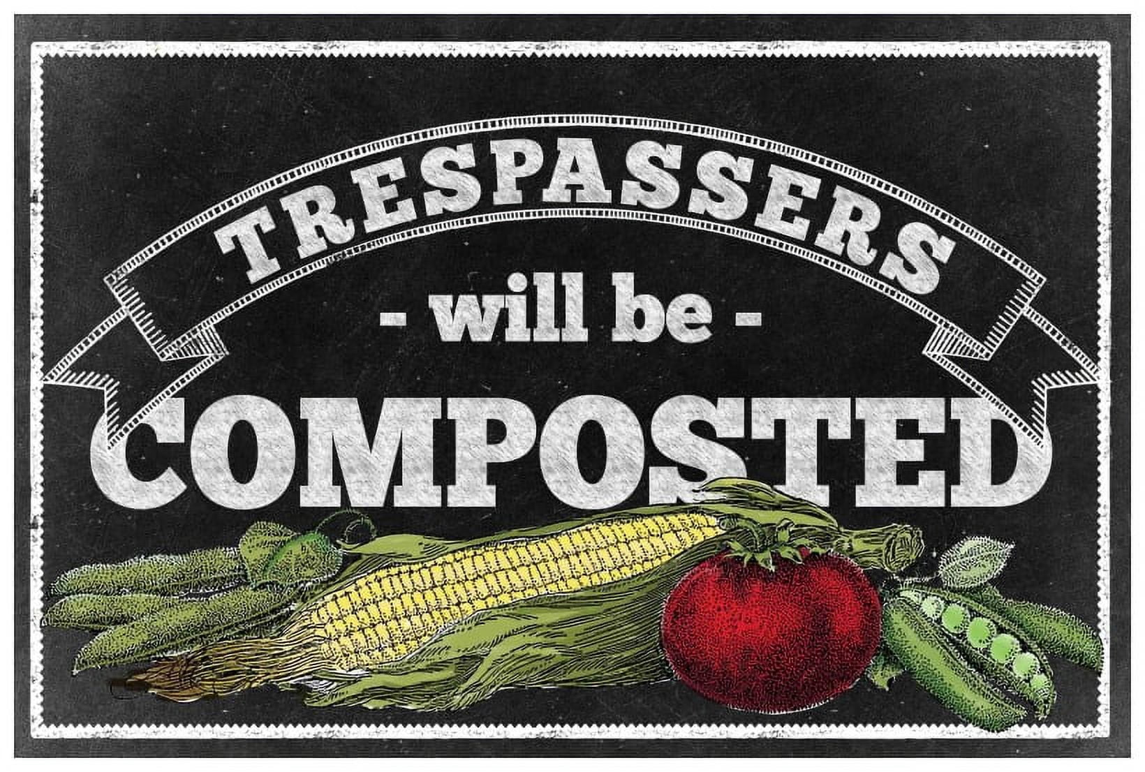 Marmont Hill "Veggies Chalk" Painting Print on Canvas