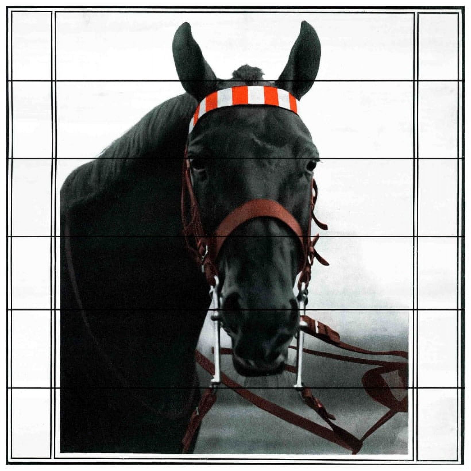 Marmont Hill Mh-Fmkit-27-Ww-32 32" x 32" "Journal Horse" Giclee Art Print On Wood