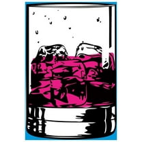 Marmont Hill Mh-Jrug-21-C-18 18" X 12" "Cocktail 3" Giclee Art Print On Stretched Canvas