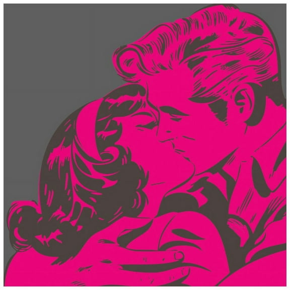 Marmont Hill Mh-Jrug-31-C-18 18" X 18" "Kiss" Giclee Art Print On Stretched Canvas By Josh