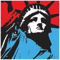 Marmont Hill Mh-Jrug-33-C-40 40" X 40" "Liberty 1" Giclee Art Print On Stretched Canvas By