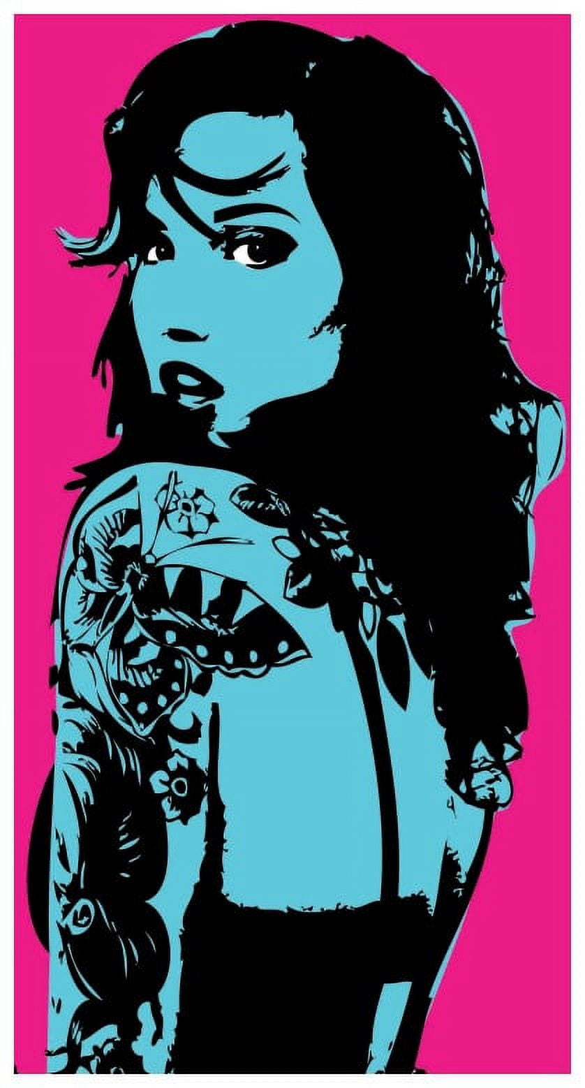 Marmont Hill Inc Marmont Hill - Girl 1 Print on Canvas