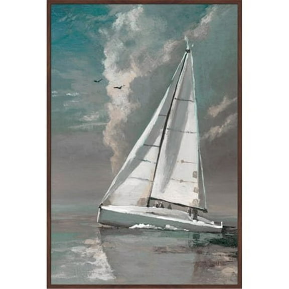 Marmont Hill Mh-Julcrt-1430-Dwff-30 30" X 20" "Ready For Anything" Framed Giclee Painting