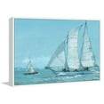 thumbnail image 1 of Sailing Boat Floater Framed Painting Print on Canvas, 1 of 5