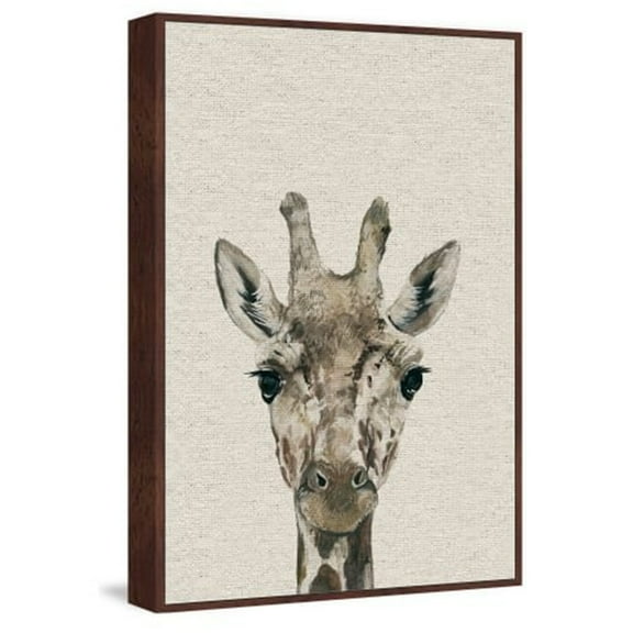 Marmont Hill Mh-Julpkb-9015-Dwffdl-45 45" X 30" "Cheeky Giraffe Ii" Framed Giclee Painting