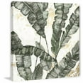 thumbnail image 1 of Green Leaf II Painting Print on Wrapped Canvas, 1 of 5