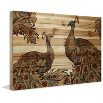 Marmont Hill Mh-Jultcn-21-Bdw-45 30" X 45" "Peacock Partner Bold Ii" Frameless Giclee