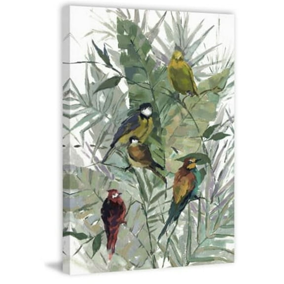 Marmont Hill Mh-Jultcn-23-C-60 60" X 40" "Morning Birds I" Frameless Giclee Painting On