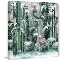 Marmont Hill Mh-Jultcn-43-C-24 24" X 24" "Cactus Garden Iii" Frameless Giclee Painting On