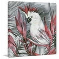 thumbnail image 1 of Marmont Hill Mh-Jultcn-53-C-48 48" X 48" "White Cockatoo I" Frameless Giclee Painting On, 1 of 6