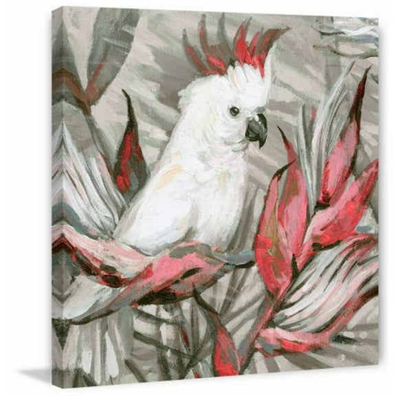 Marmont Hill Mh-Jultcn-55-C-18 18" X 18" "White Cockatoo Iii" Frameless Giclee Painting On
