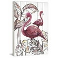 thumbnail image 1 of Marmont Hill Mh-Jultcn-74-Ww-24 24" X 16" "Pink Flamingo I" Frameless Giclee Painting On, 1 of 5