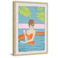 thumbnail image 1 of Orange Dipping Framed Painting Print, 1 of 5