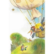 Marmont Hill Mh-Kidcur-119-C-24 24" X 16" "Fly Away" Giclee Art Print On Stretched Canvas