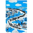thumbnail image 1 of Marmont Hill Mh-Kidcur-27-C-36 36" X 24" "Circus Train" Giclee Art Print On Stretched, 1 of 7
