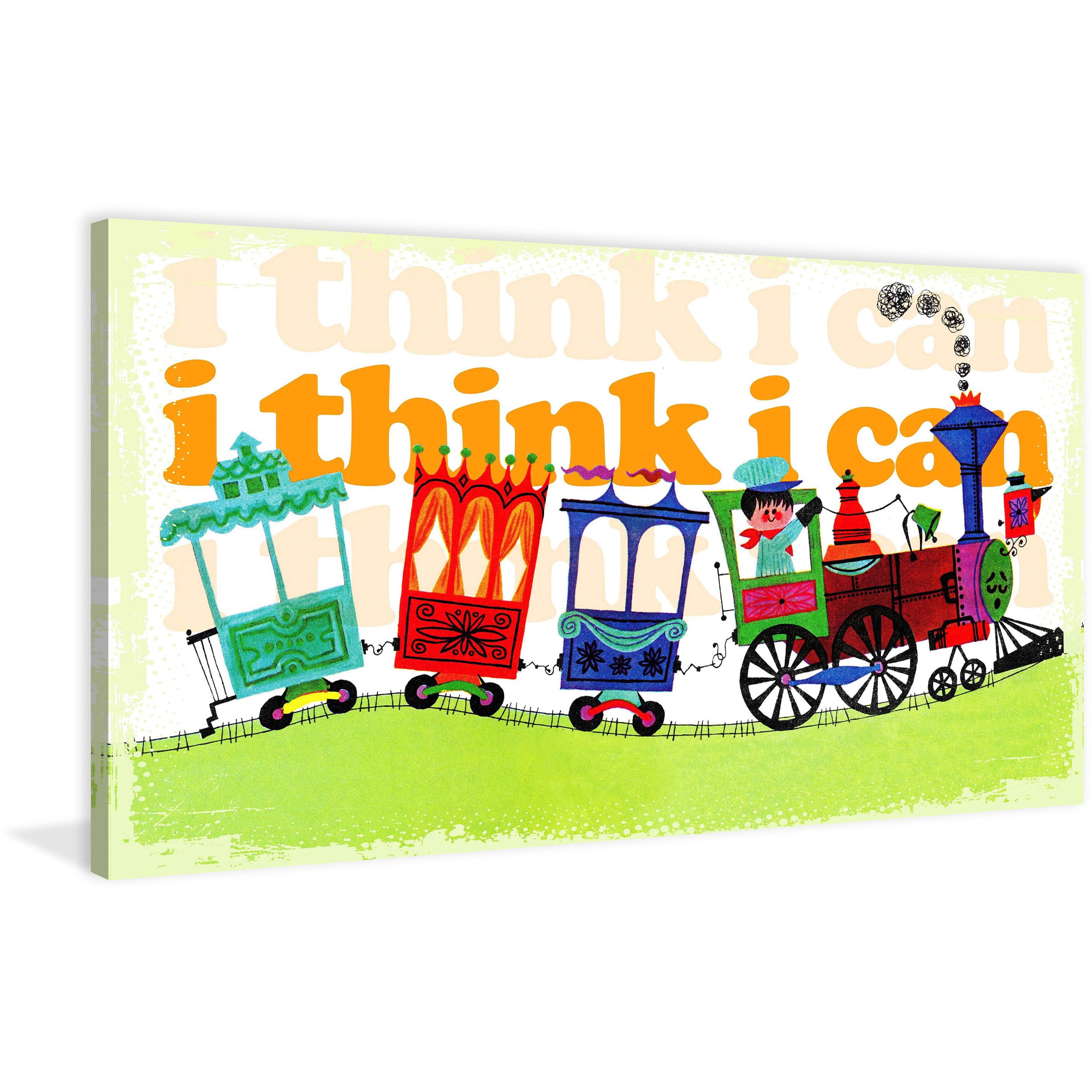 Marmont Hill Inc Marmont Hill 'I Think I Can' by Curtis Painting Print on Canvas - Multi-color