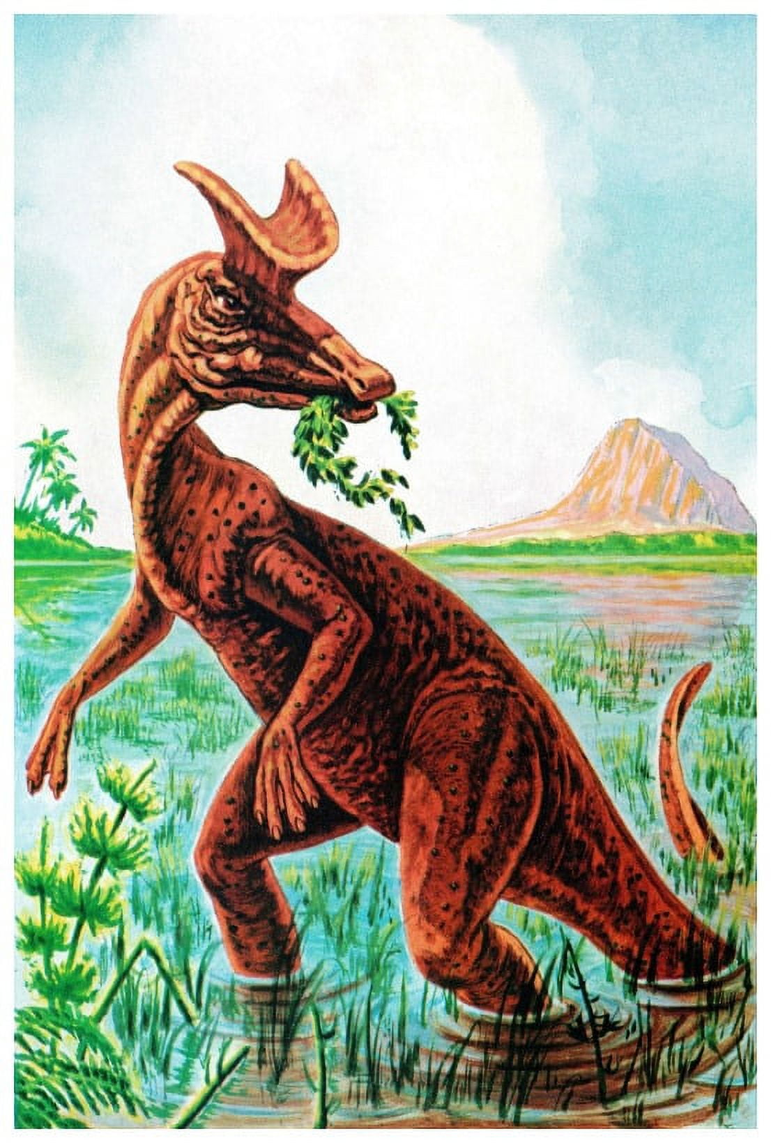 Marmont Hill "Lambeosaurus" by Curtis Painting Print on Canvas