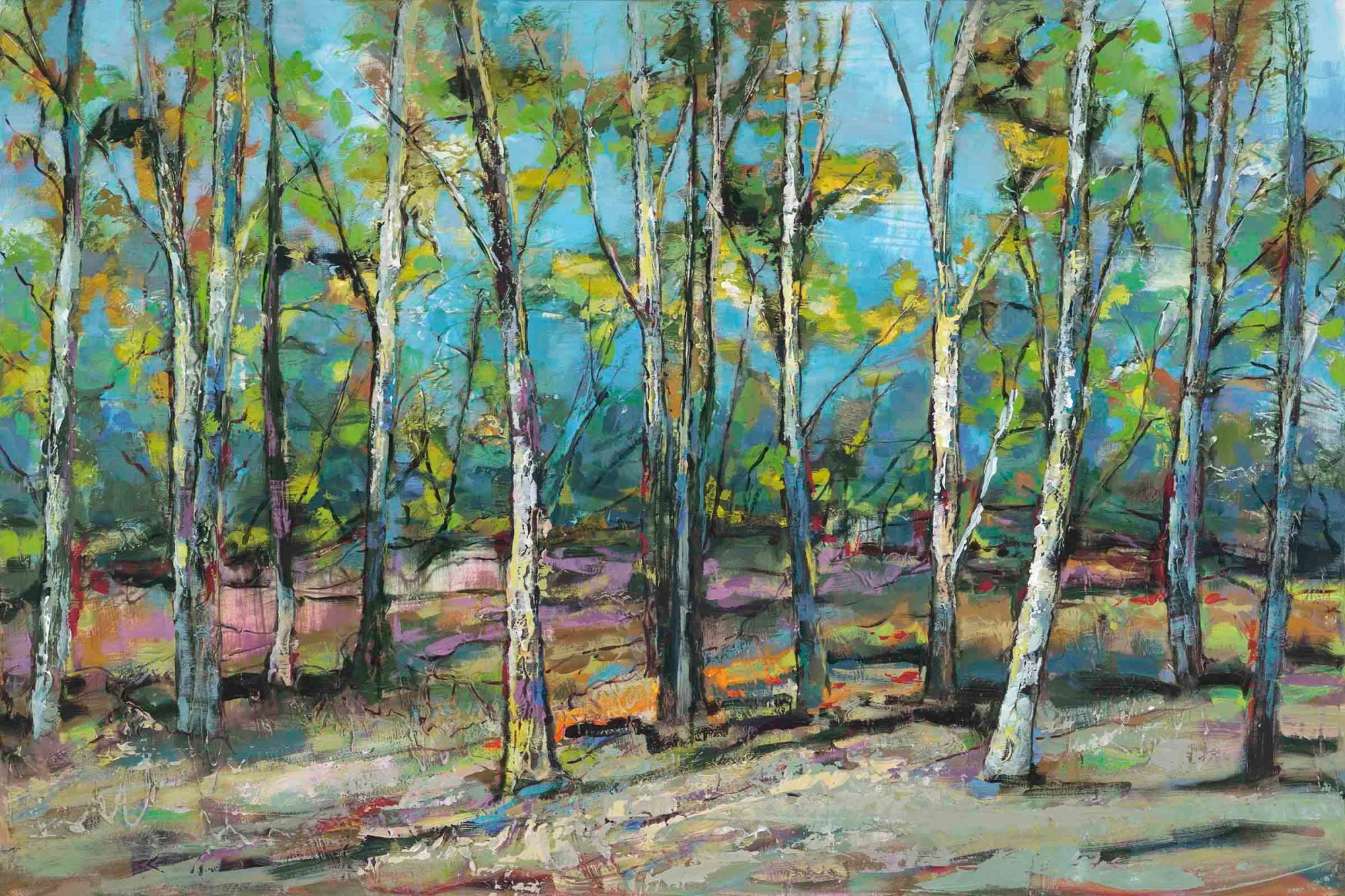Marmont Hill "Sunlit I" Painting Print on Wrapped Canvas