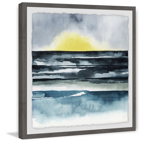 MARMONT HILL - Handmade Seaside Mist II Framed Print 18x18