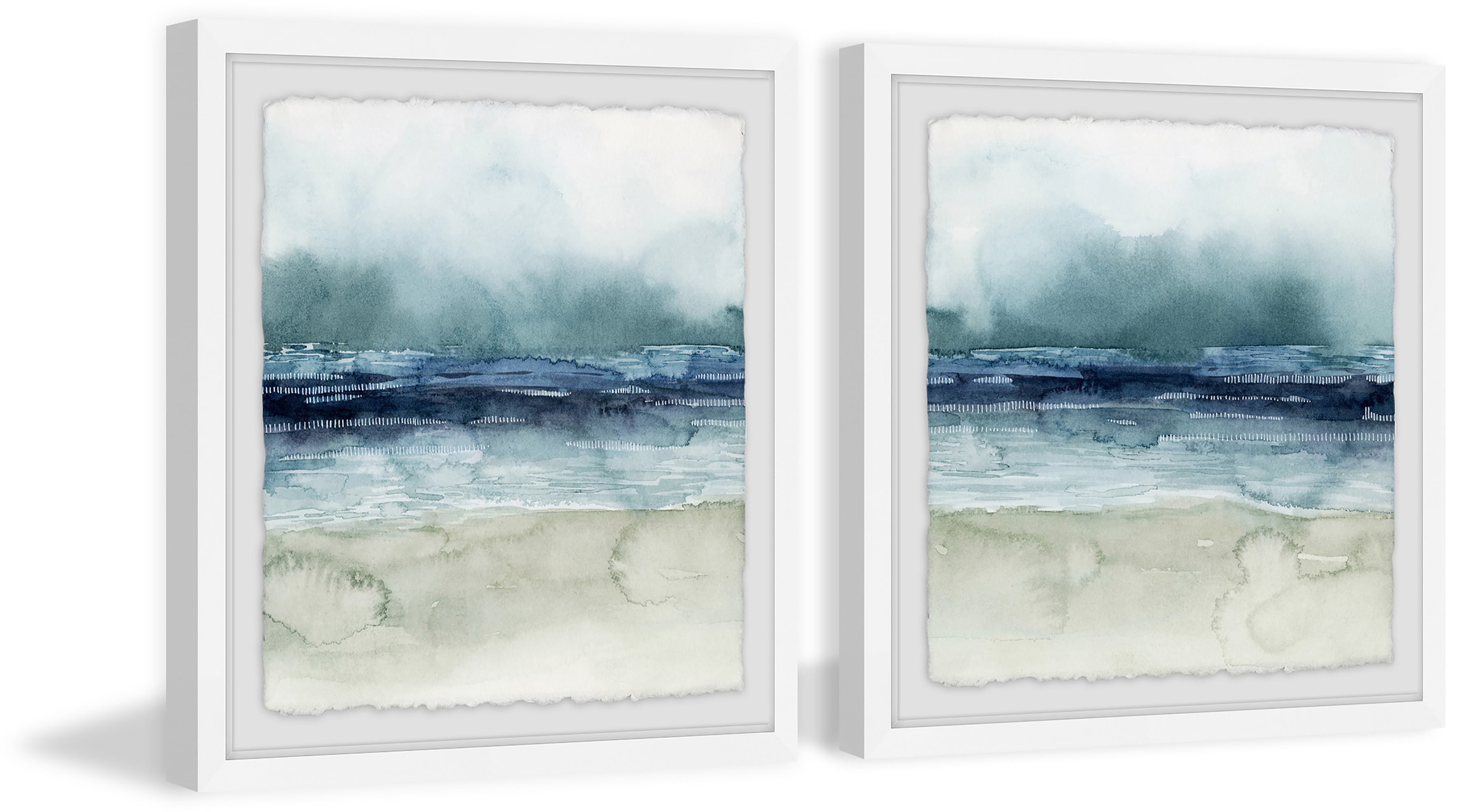 Deep Blue Sea II Diptych
