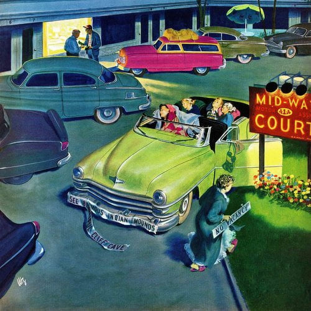 Marmont Hill "Mid-Way Court" Painting Print on Canvas