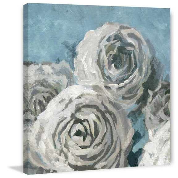 Marmont Hill Midnight Blooms Canvas Wall Art