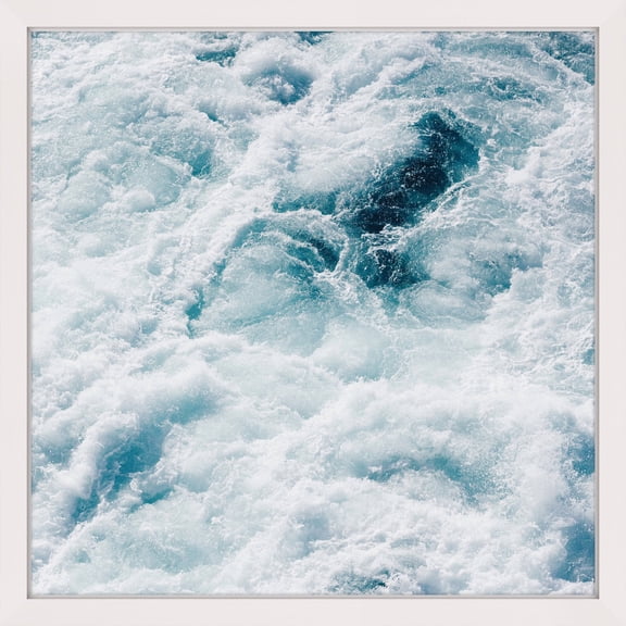 Marmont Hill "Midnight Blue Storm" by Ingrid Beddoes Framed Painting Print