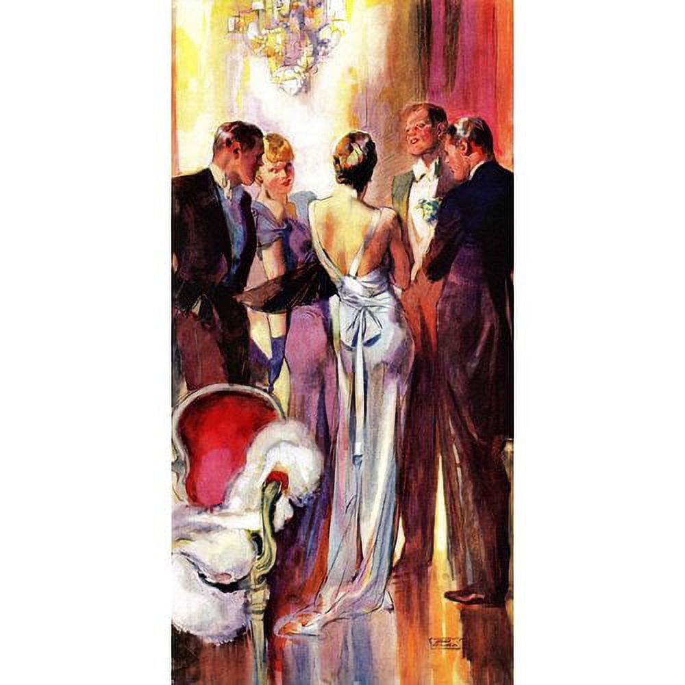 Marmont Hill Vintage Fashion Milk and Honey by John LaGatta Painting Print on Wrapped Canvas