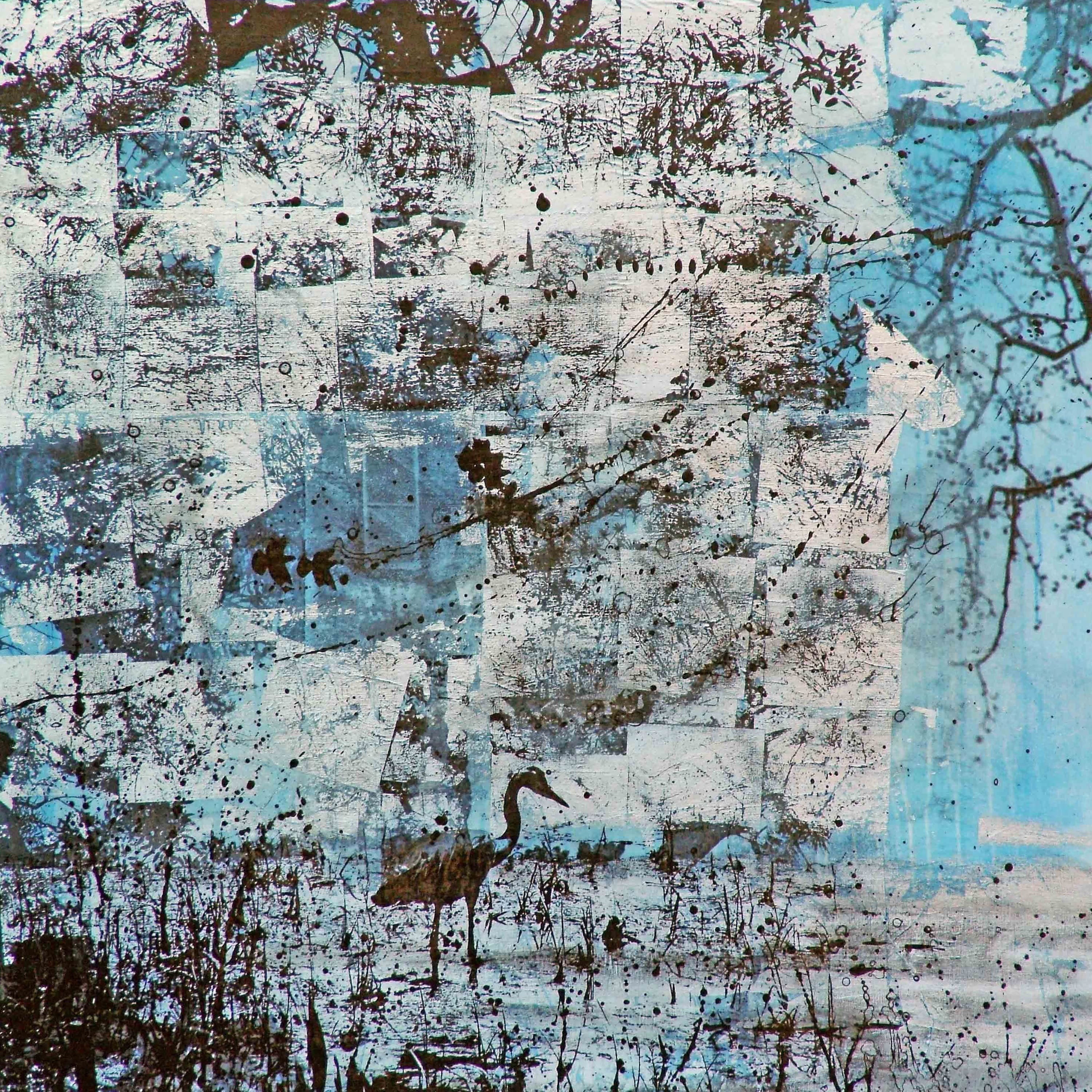 Marmont Hill "Mill River Fog" by Tracy Silva Barbosa Painting Print on Canvas