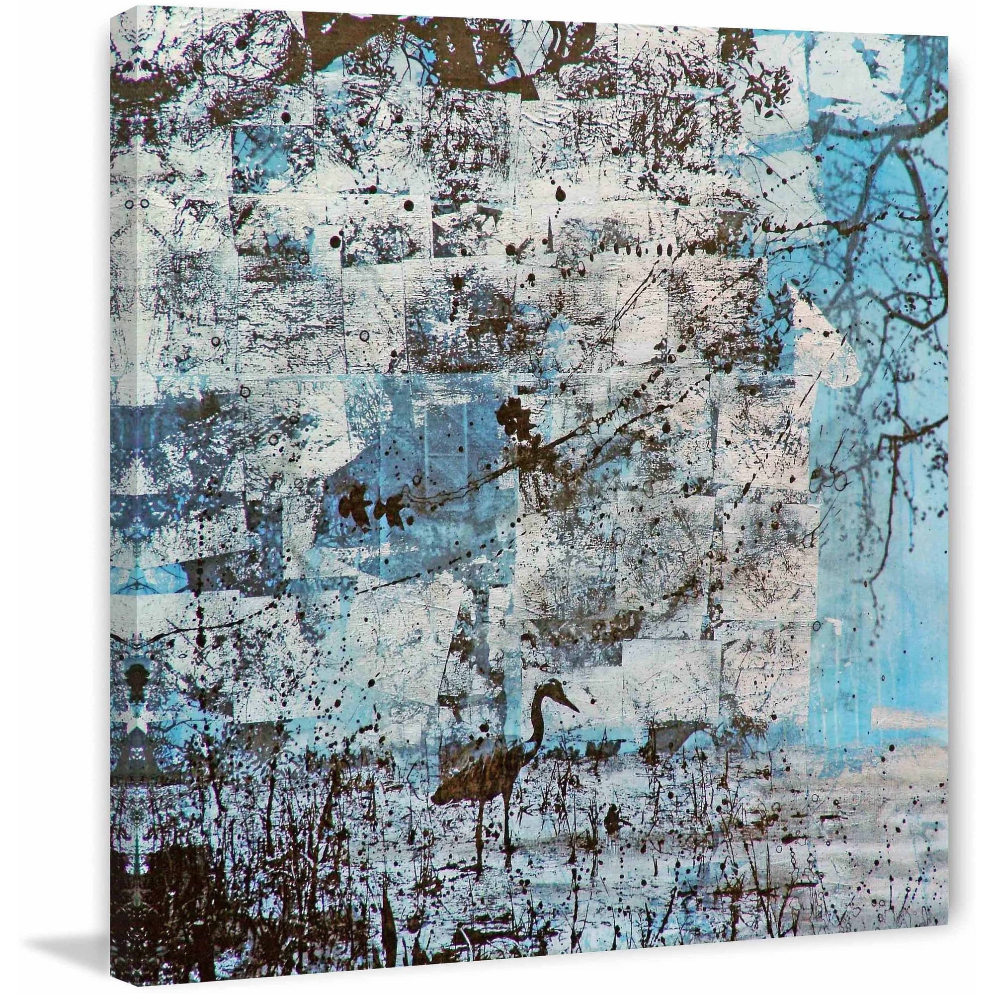 Marmont Hill "Mill River Fog" by Tracy Silva Barbosa Painting Print on Canvas