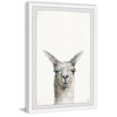 thumbnail image 1 of Marmont Hill Mischievous Llama Framed Wall Art, 1 of 5