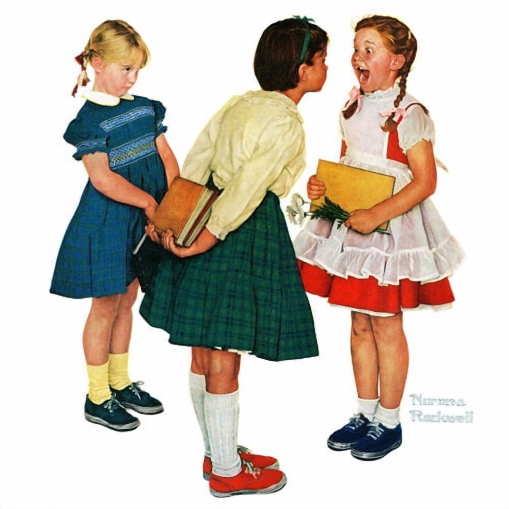 Marmont Hill "Missing Tooth" by Norman Rockwell Painting Print on Canvas