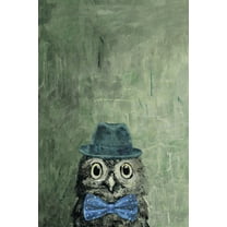 Marmont Hill Mister Owly Canvas Wall Art