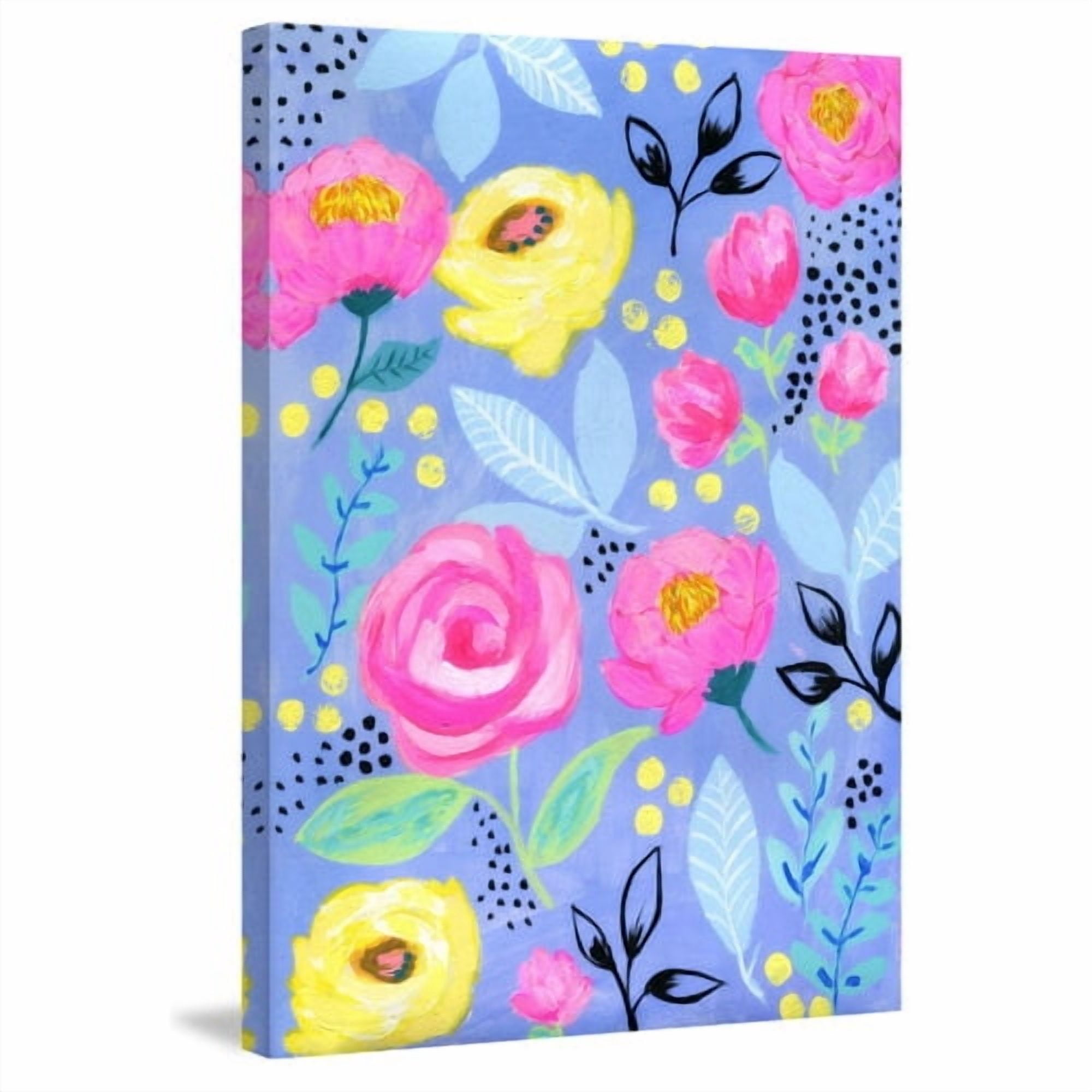 Marmont Hill "Mixed Floral" by Jill Lambert Painting Print on Wrapped Canvas