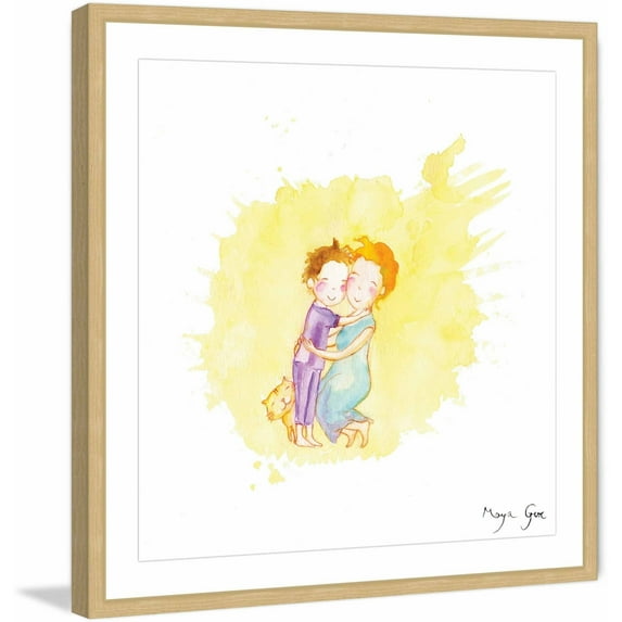 Marmont Hill "Mommy" by Maya Gur Framed Painting Print