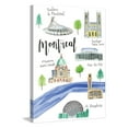 thumbnail image 1 of Marmont Hill "Montreal Sights" by Molly Rosner Painting Print on Wrapped Canvas, 1 of 7