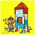 thumbnail image 1 of Marmont Hill "Moon or Bust" by Curtis Painting Print on Canvas, 1 of 7
