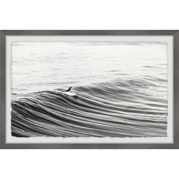 Marmont Hill Morning Glide By Morgan Hartley Framed Wall Art, 12.00" x 1.50"