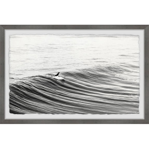 Marmont Hill Morning Glide By Morgan Hartley Framed Wall Art, 24.00" x 1.50"