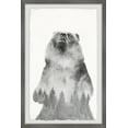 thumbnail image 1 of Marmont Hill Mountain Bear Framed Wall Art, 8" x 12", 1 of 6