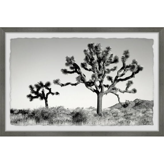 Marmont Hill Mountain Top Trees Framed Wall Art, 24" x 36"