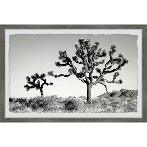 Marmont Hill Mountain Top Trees Framed Wall Art, 8" x 12"