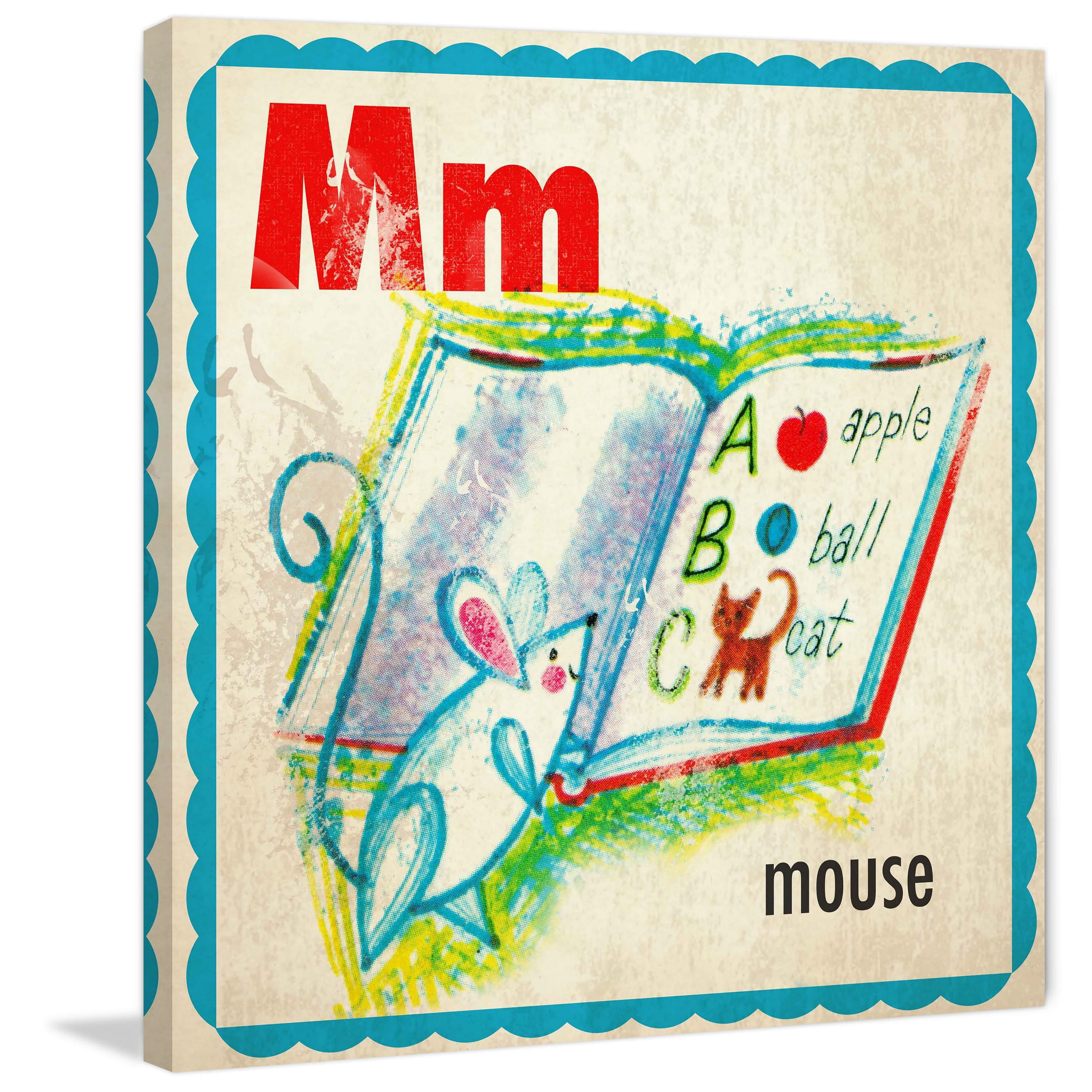 Marmont Hill "Mouse Letter" by Curtis Painting Print on Canvas
