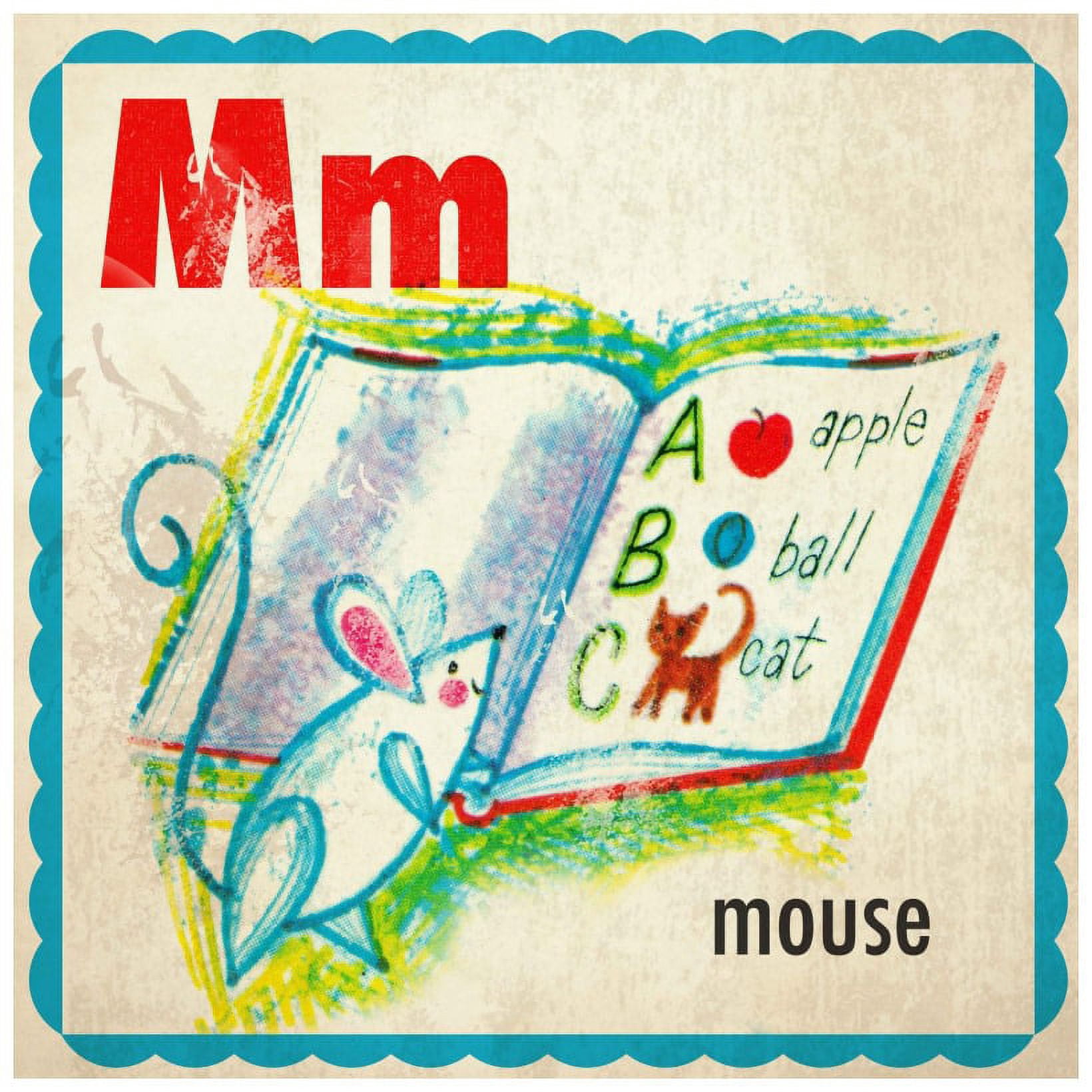 Marmont Hill "Mouse Letter" by Curtis Painting Print on Canvas
