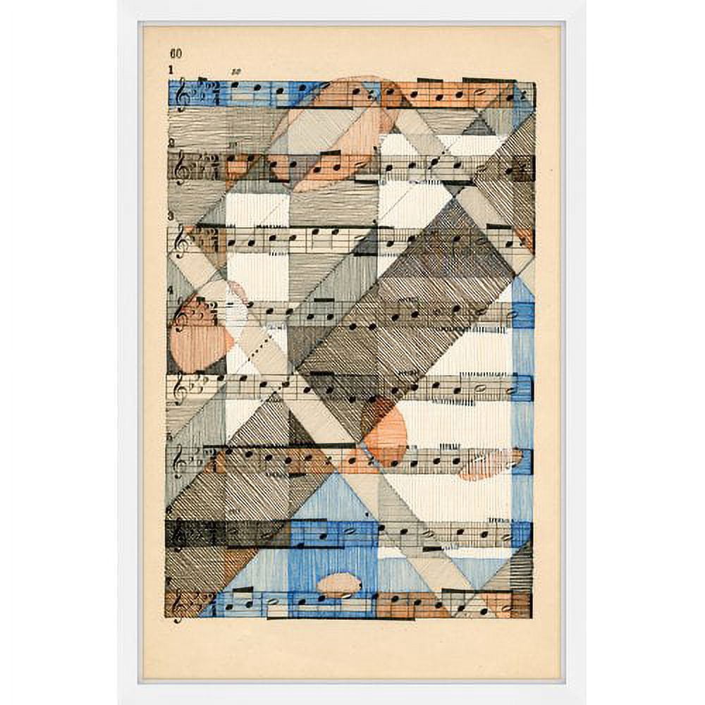 Marmont Hill "Music in Motion" by Nikki Galapon Framed Painting Print