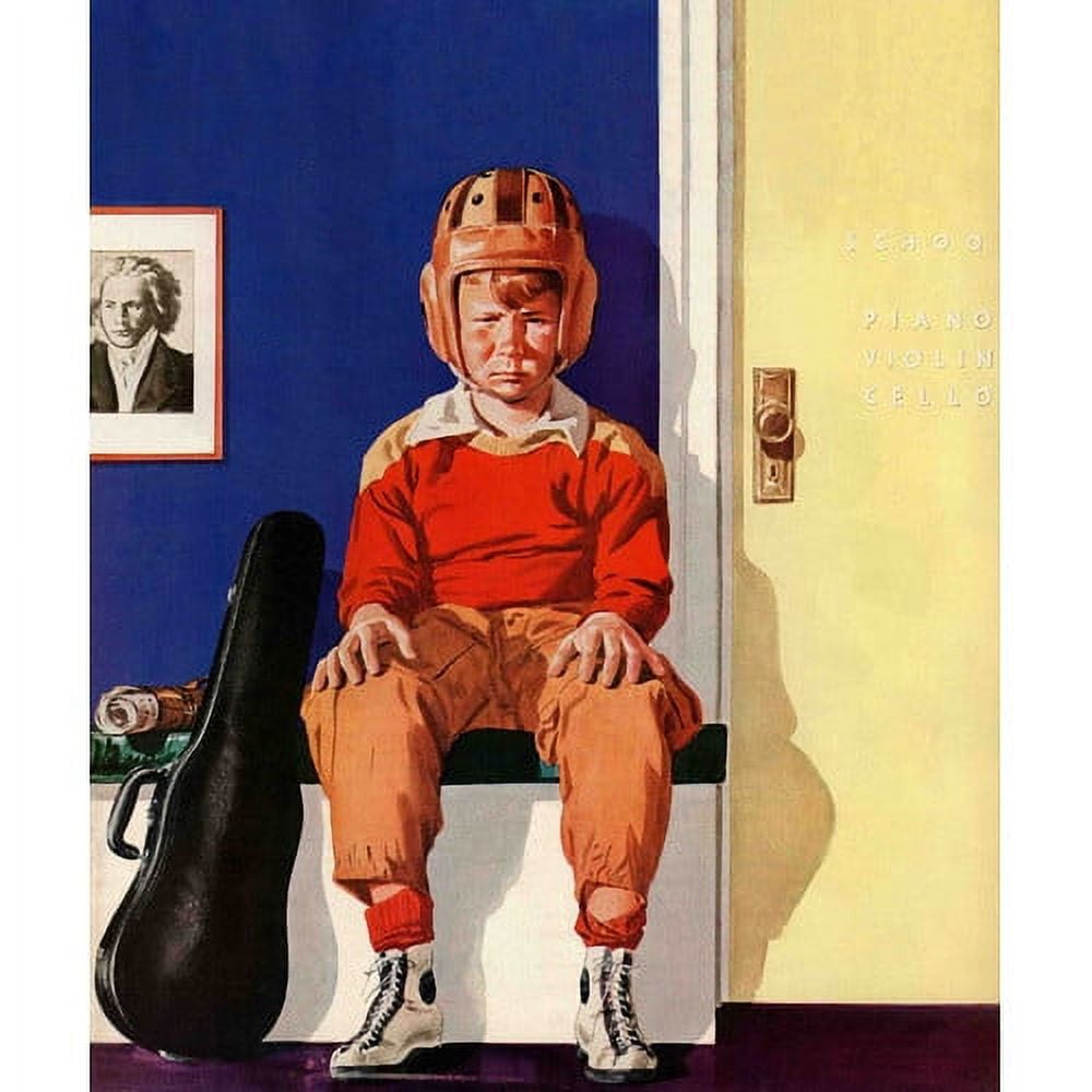 Marmont Hill Musical Sport by Lonie Bee Painting Print on Canvas