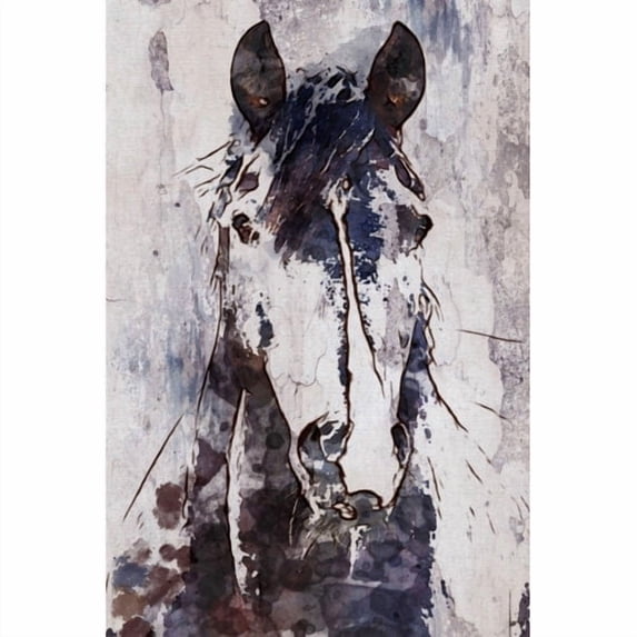 Marmont Hill "Mustang Horse" by Irena Orlov Painting Print on Wrapped Canvas