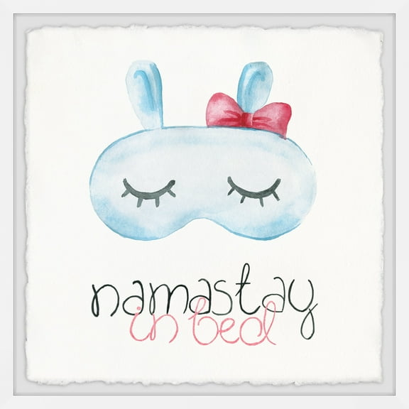 Marmont Hill Namastay in Bed III Framed Wall Art