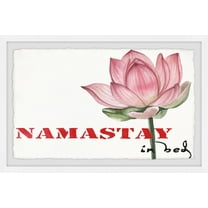 Marmont Hill Namastay in Bed V Framed Wall Art